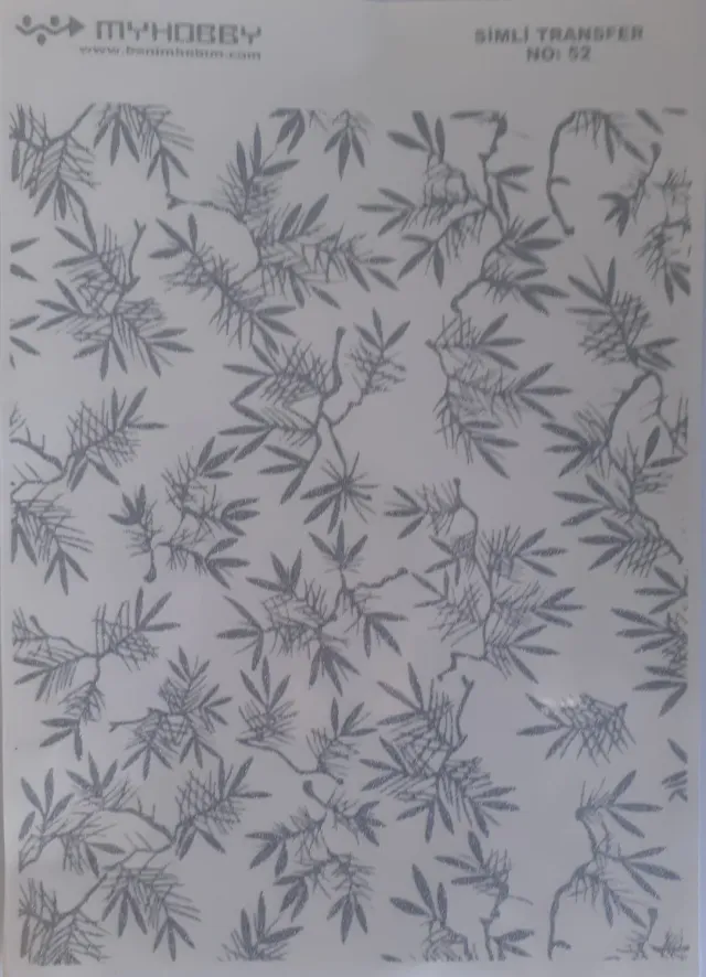 Deco Foam 52 carta riso transfer 25x35 cm argento