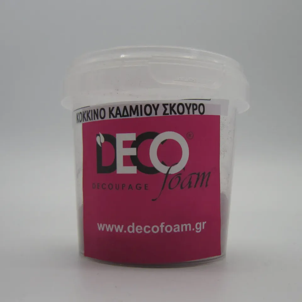 Pigmento polvere rosso cadmio scuro 50 g iconografia