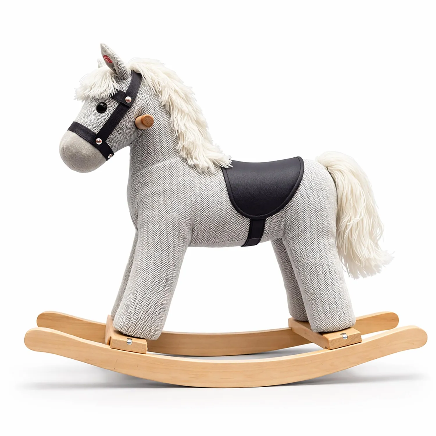 GIODICART Cavalluccio Dondolo Tessuto Legno 64 cm