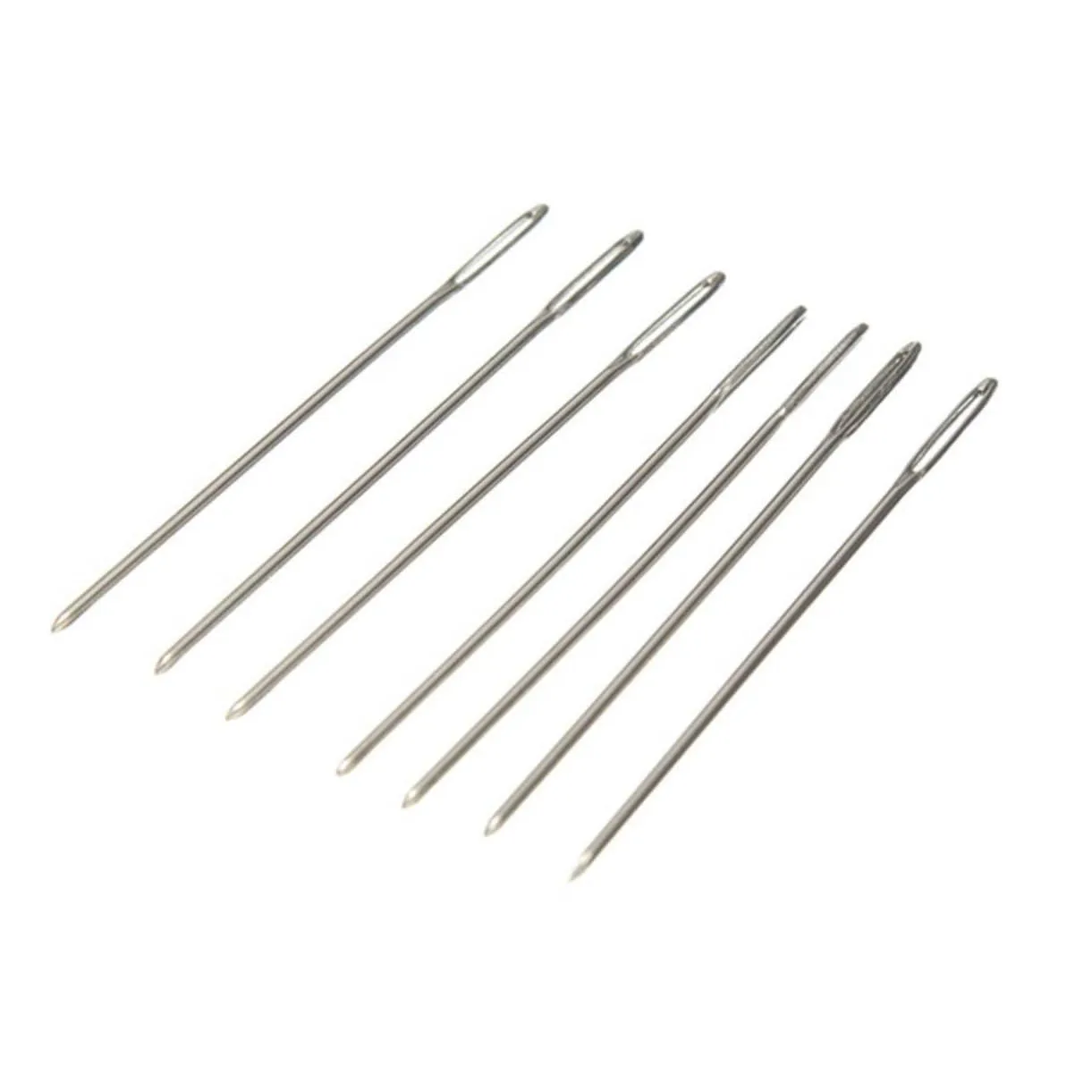 Angoily aghi ricamo punto croce 11ct 100 pezzi argento