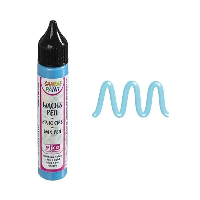 Efco 9317448 colore per candele azzurro chiaro 28ml coprente