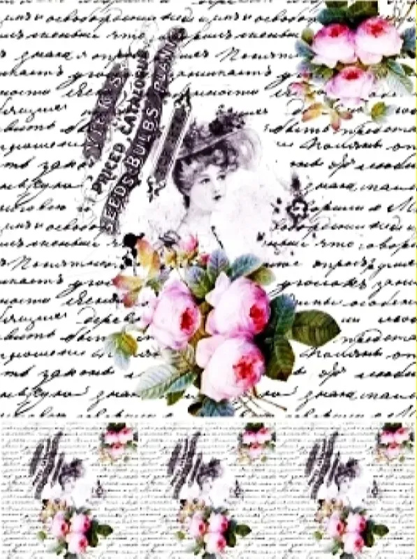 Deco Foam Tela TT-205 carta riso adesiva