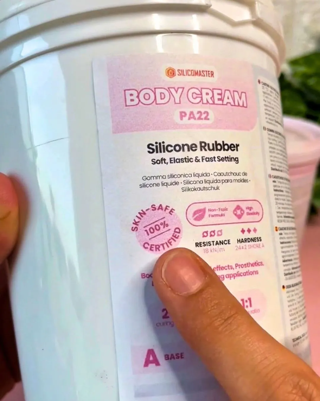 Naturesin Body Cast Pro silicone corpo skin-safe atossico