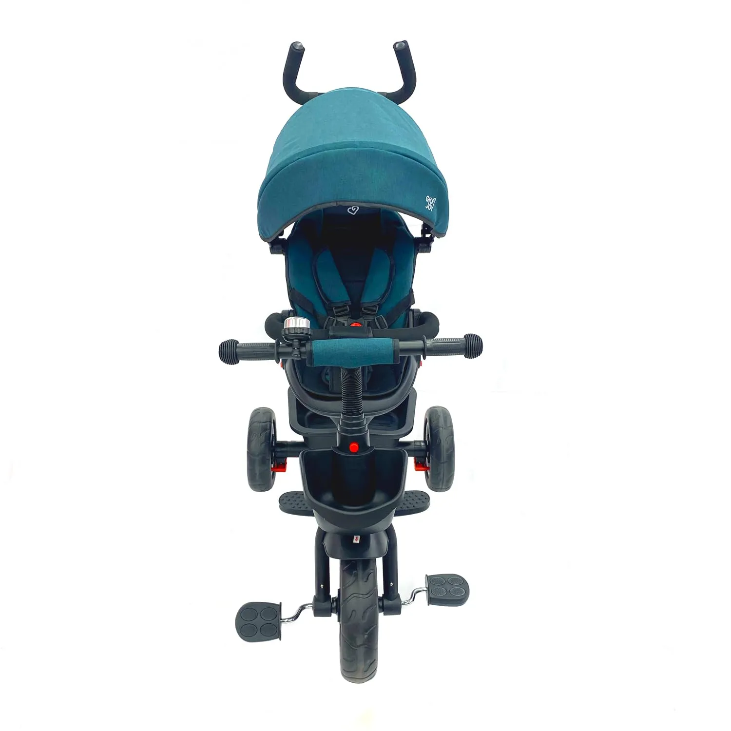 Giodicart Moov-1 4-in-1 triciclo bambini verde blu con cinture