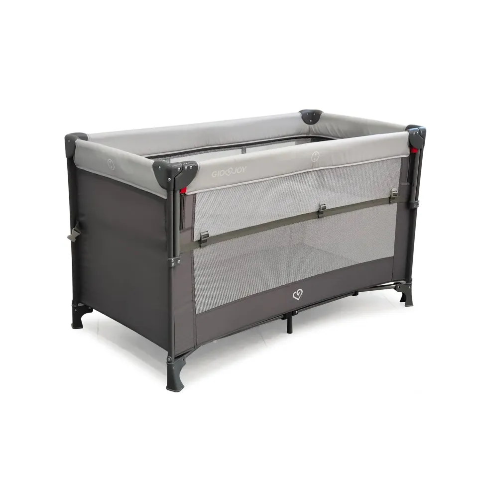 Giodicart GioJoy Deluxe lettino da viaggio grigio 2 livelli