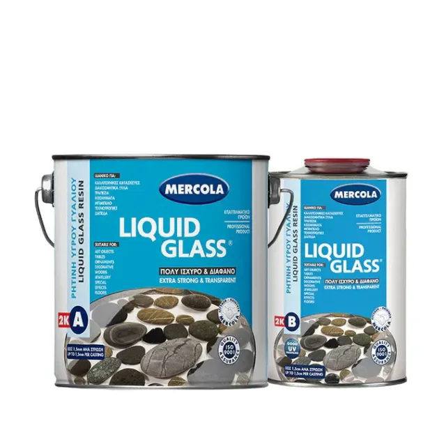 Mercola Liquid Glass Crystal resina 3000 g trasparente