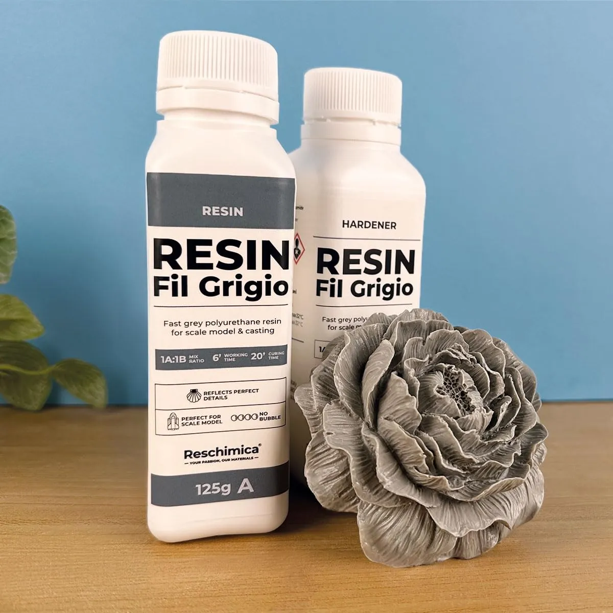 Reschimica Fil Grigio resina poliuretanica 250 gr grigia