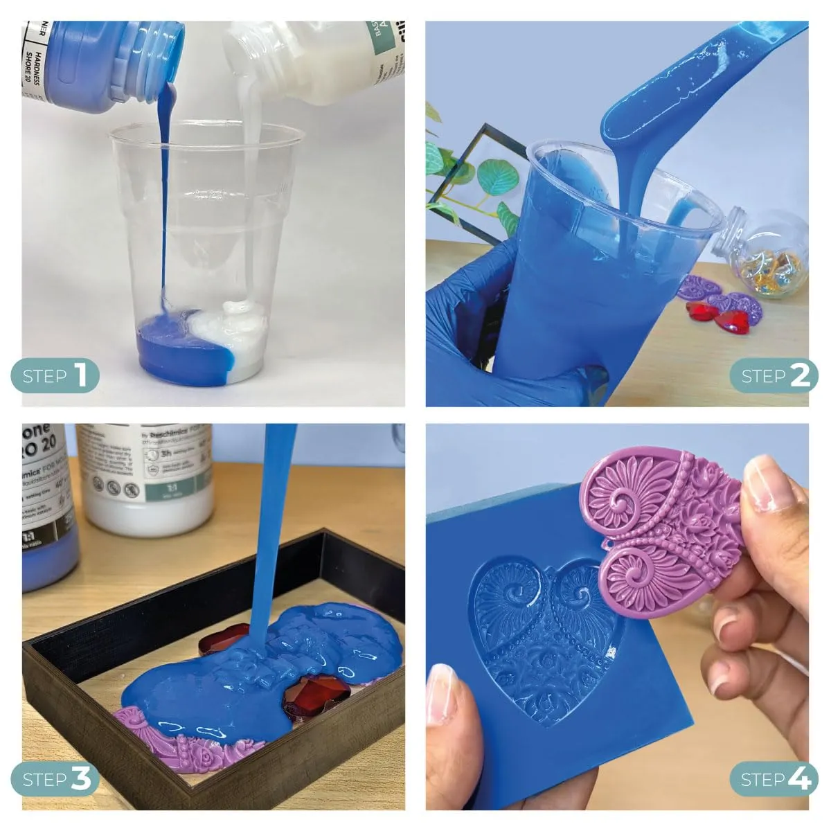 Reschimica R PRO 20 silicone per stampi 0,5 kg medio