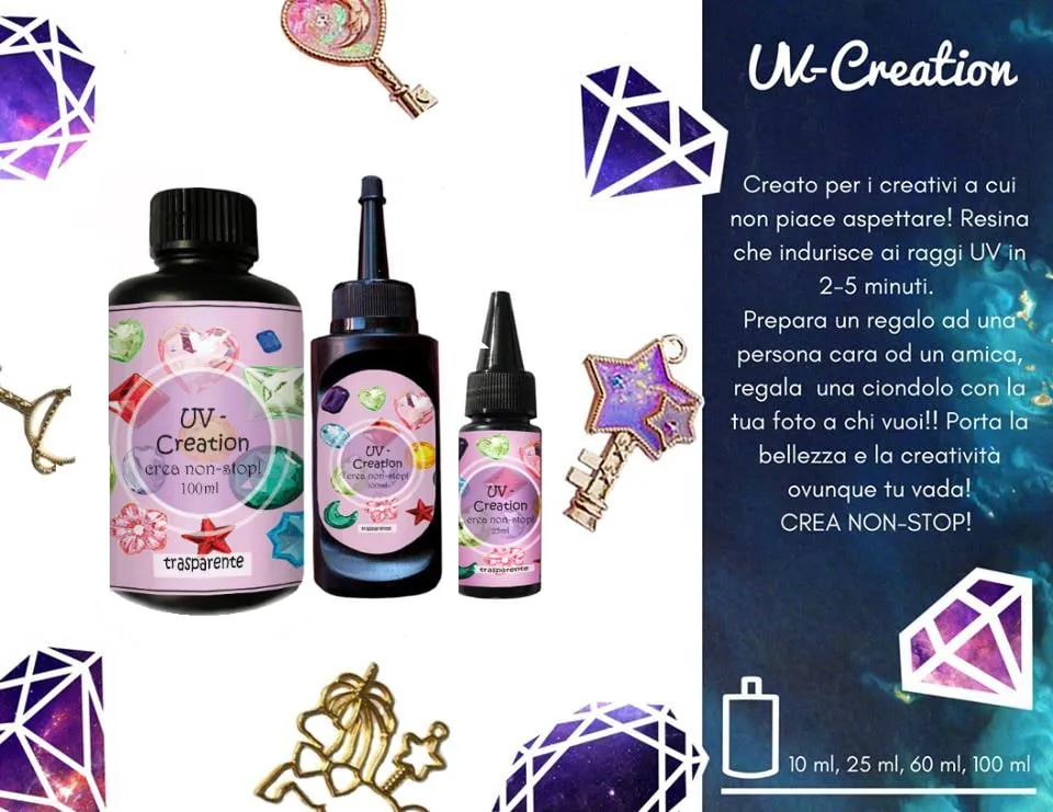 Naturesin Epic Kit UV-Creation kit resina UV 25 ml rapida