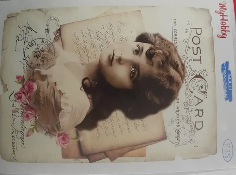 Tela ST-278 carta riso transfer 25x35 cm adesiva