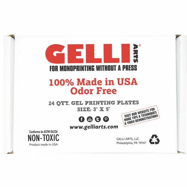 Gelli Arts Class Pack piastra gel 7,6x12,7 cm 24 pezzi