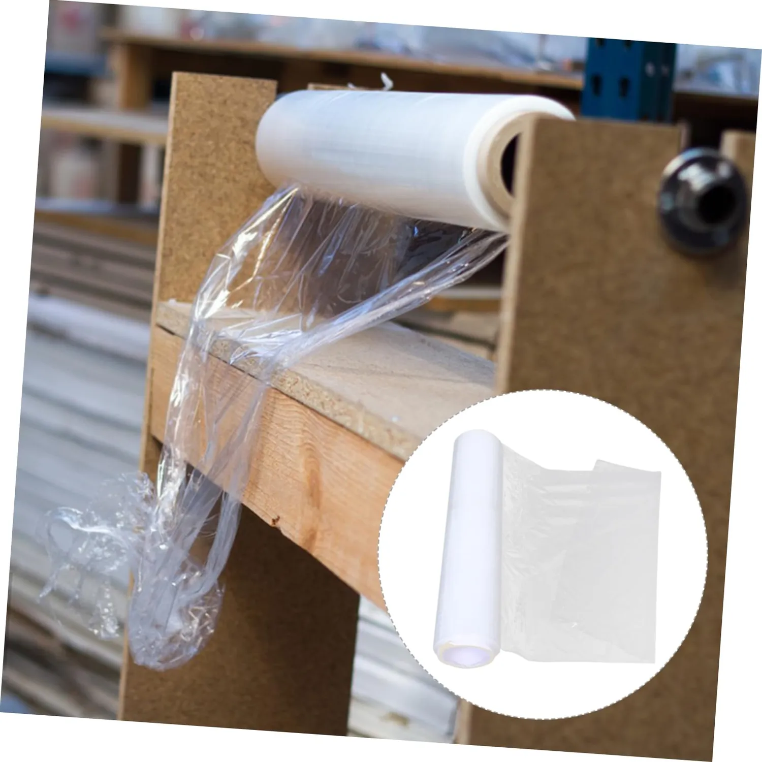 Angoily pellicola estensibile imballaggio 45 cm HDPE trasparente