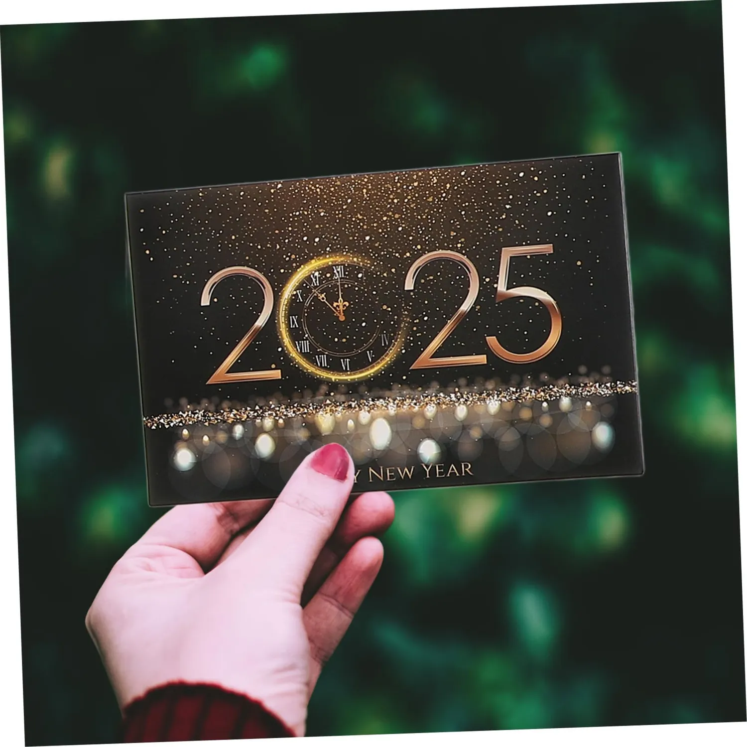 Angoily Biglietti Auguri Capodanno 12 Pezzi con Buste