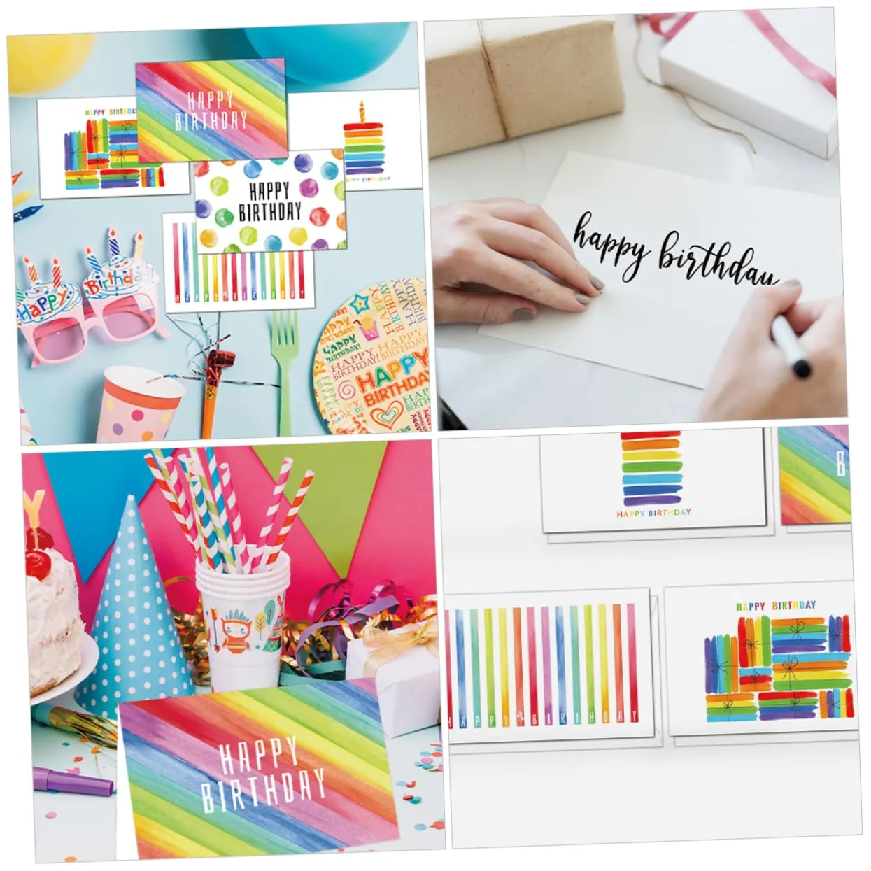 Angoily Compleanno biglietti auguri assortiti grafica bimbi