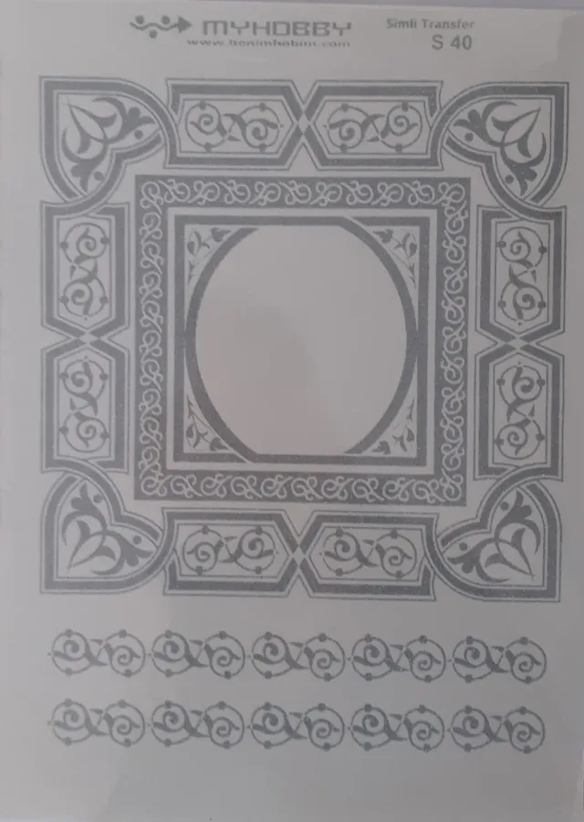 Deco Foam Carta di Riso Argento 25x33 cm