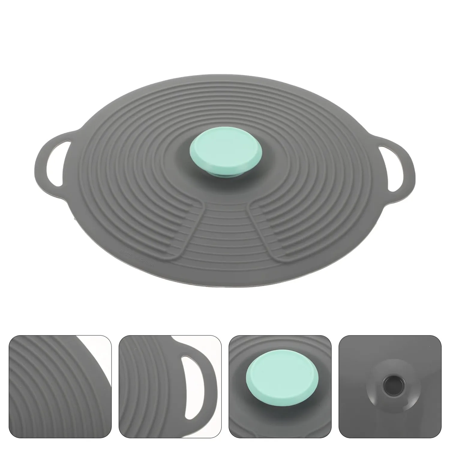 Angoily Coperchio Silicone Universale Pentole Set 3 Pezzi