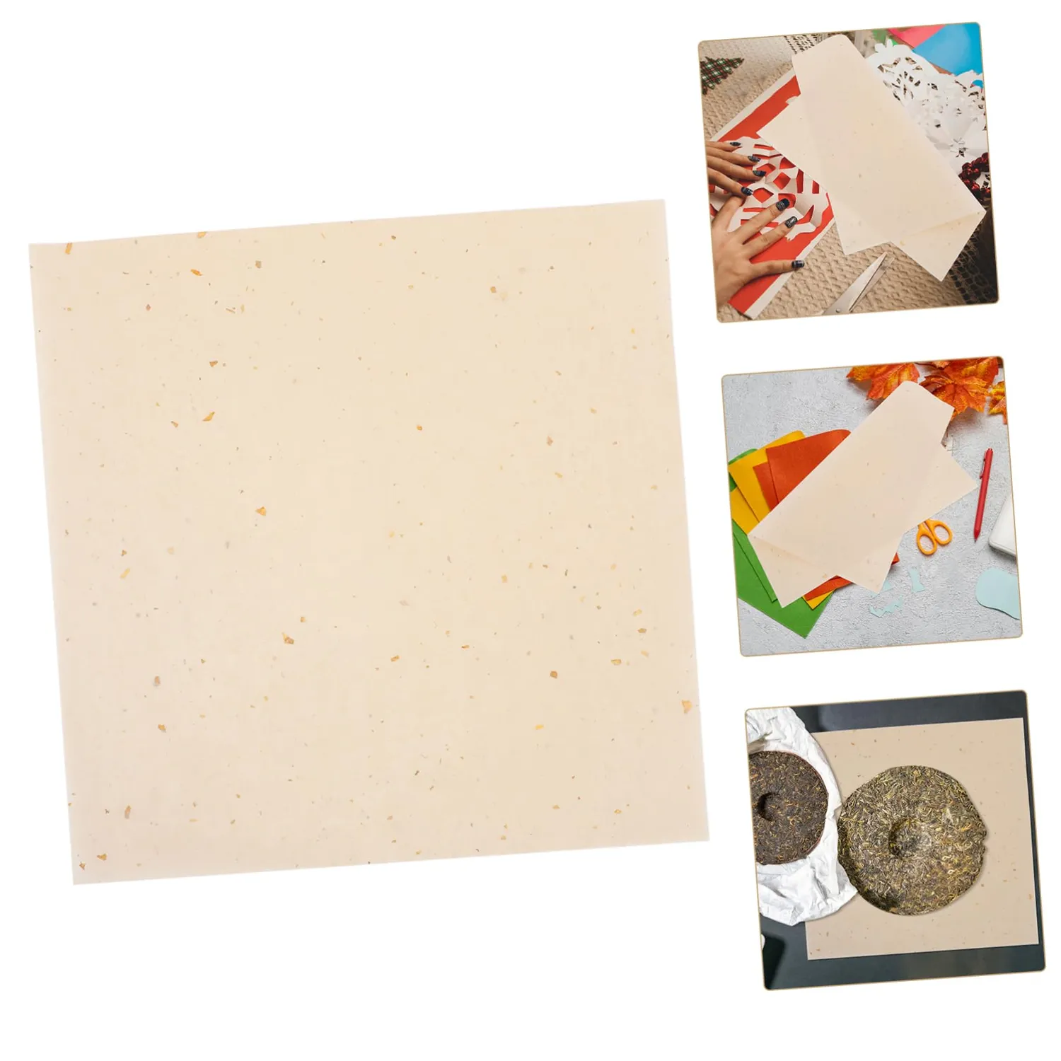 Angoily Carta per Lanterne 10 Fogli 45x45 cm Cachi