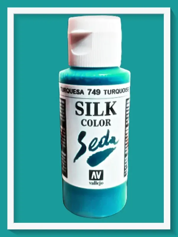 Vallejo Silk Color Seda 43749 colore seta turchese 60ml