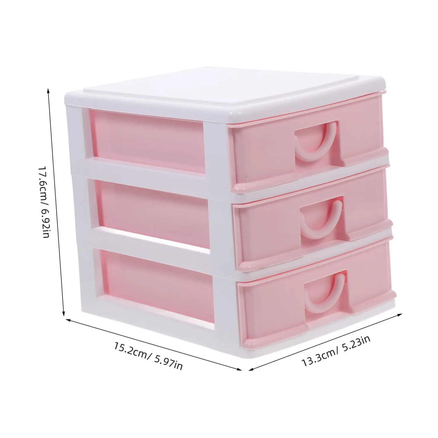 Angoily Organizer Trucchi con Cassetti Trasparente Rosa