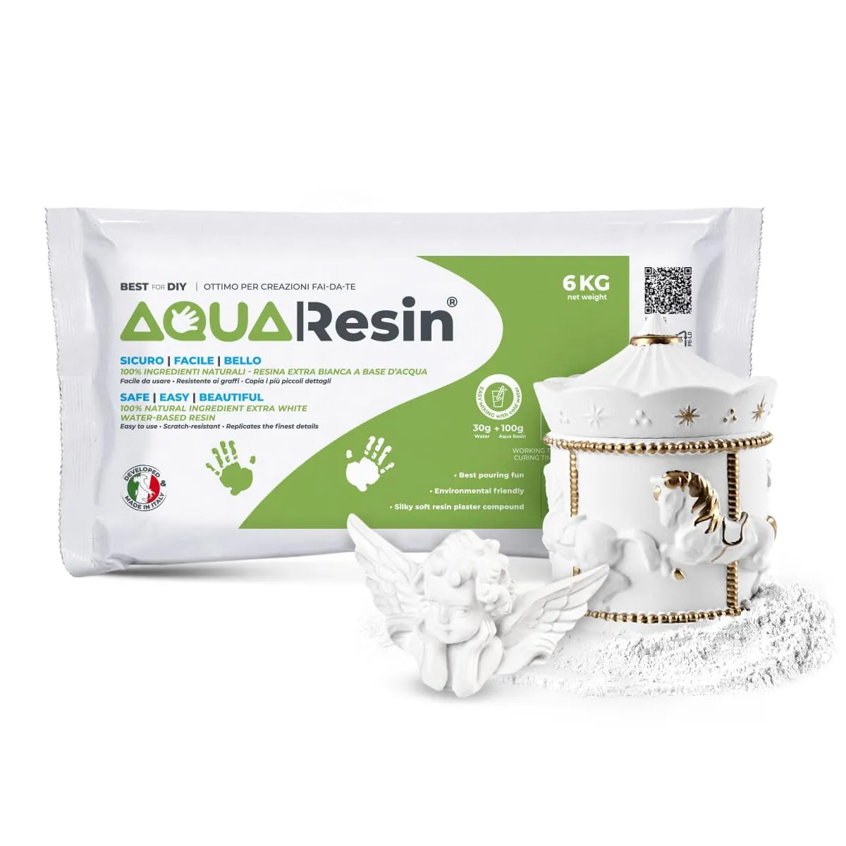 Reschimica Aqua Resin gesso ceramico 3 kg bianco