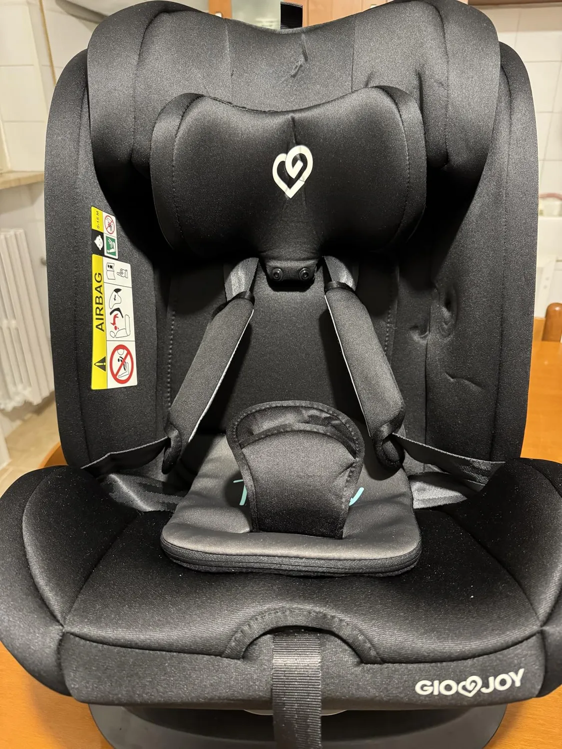 Giodicart GioJoy 360 seggiolino auto nero Isofix 40-150 cm
