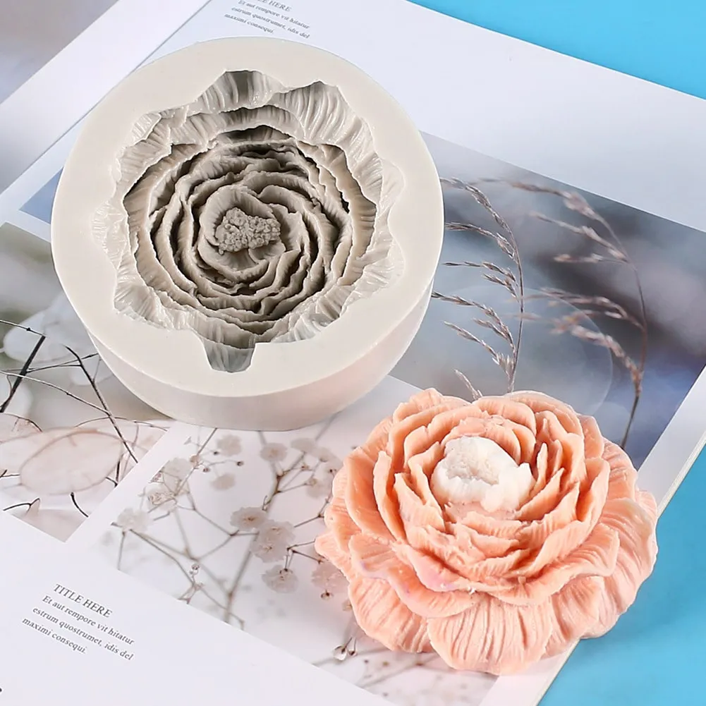 Artsoap Fiore Grande stampo silicone fiore 7,5 cm