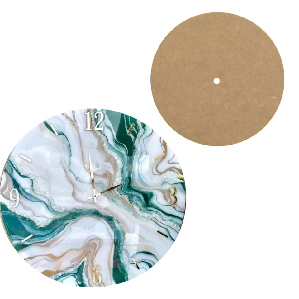 Naturesin Pannello Legno MDF Rotondo D.40cm orologio