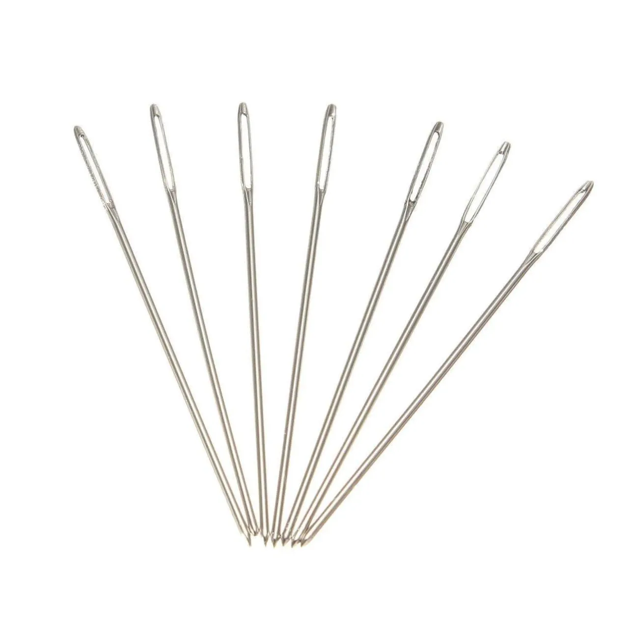 Angoily aghi ricamo punto croce 11ct 100 pezzi argento