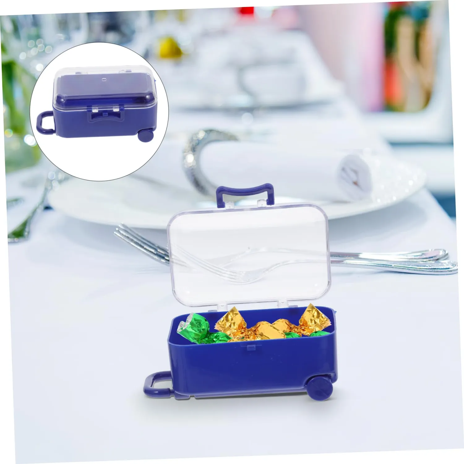Angoily scatoline mini valigia confetti 12 pezzi