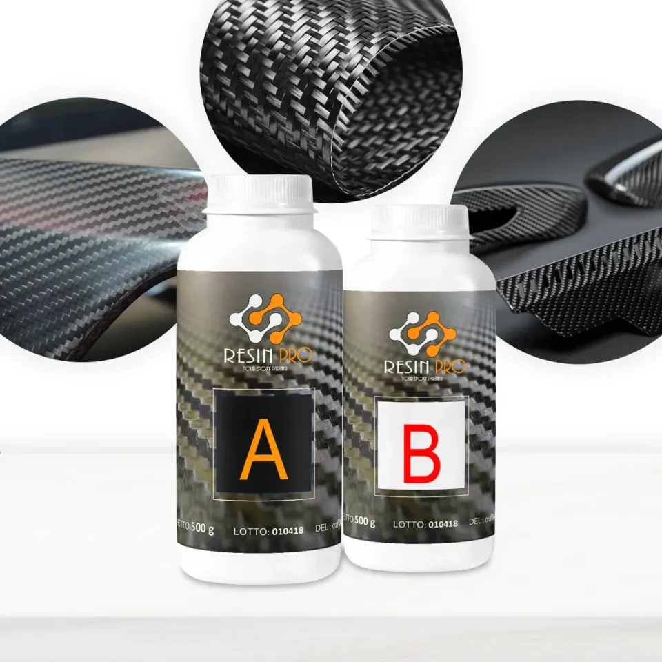 Naturesin resina epossidica laminazione carbonio e vetro