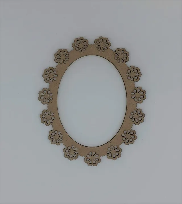 Deco Foam 441412 cornice in legno 12,9x15 cm