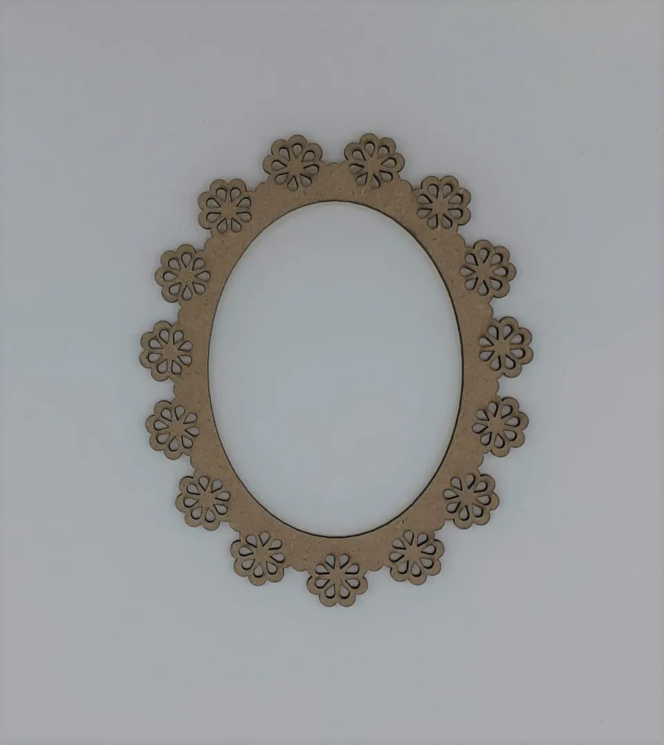 Deco Foam 441412 cornice in legno 12,9x15 cm