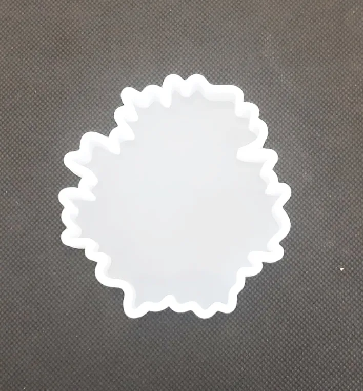 Naturesin Geode stampo silicone sottobicchieri 9 cm bianco