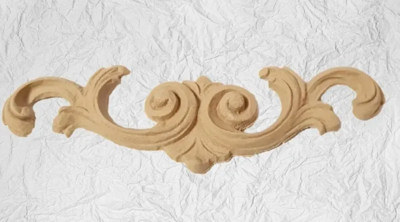 Deco Foam Vintage 1310 fregio legno 13,5x4 cm