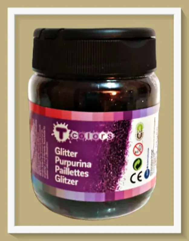Deco Foam Tcolors D-7937844 glitter nero 130 gr