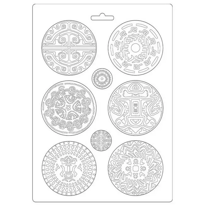 Stamperia Amazonia Stampo Flessibile Tribals A4 21x29,7 cm