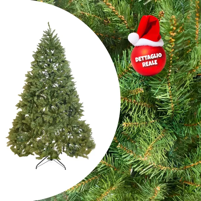 Giodicart Kensington albero Natale artificiale 210cm 1915 rami