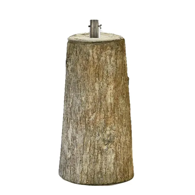 Giodicart Base Tronco albero di Natale in resina effetto legno