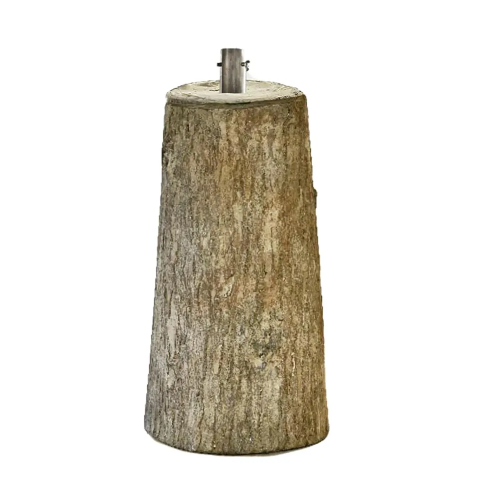 Giodicart Base Tronco albero di Natale in resina effetto legno