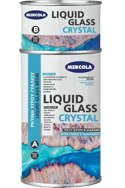 Mercola Liquid Glass Crystal resina 1000 gr bicomponente