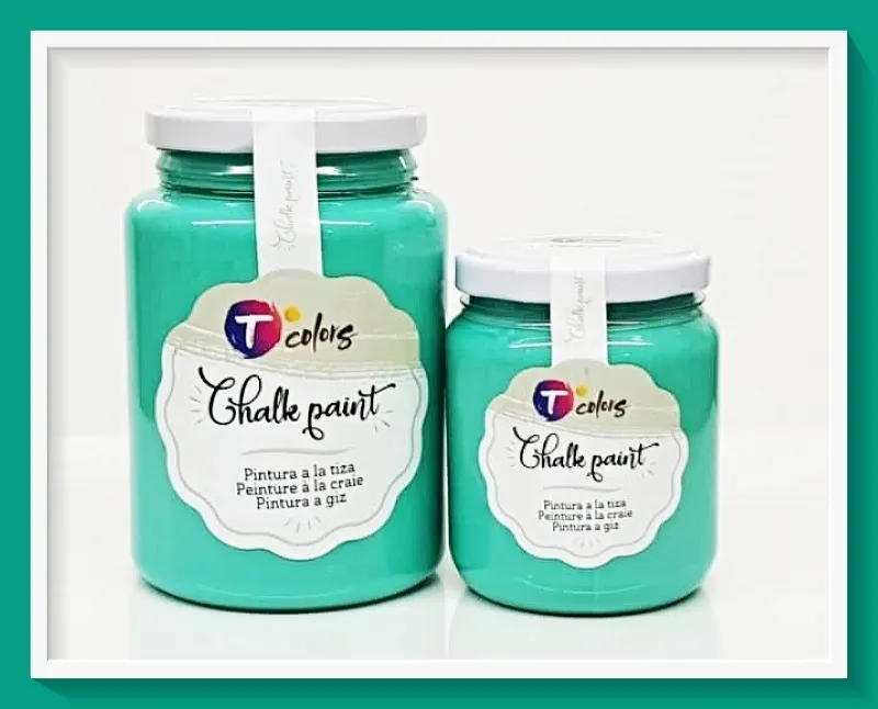 Tcolors Jade Green pittura gessosa 175ml verde
