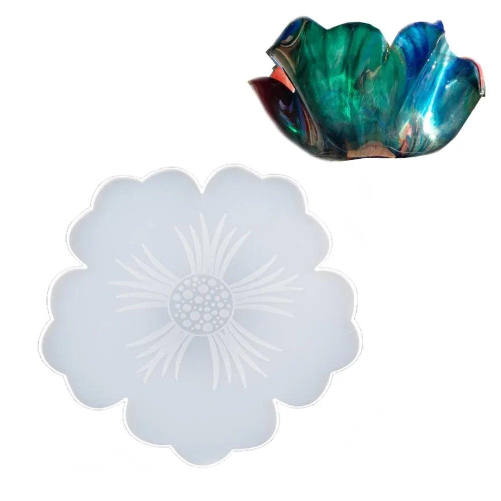 Naturesin Fiore stampo silicone vassoio 35 cm per resina