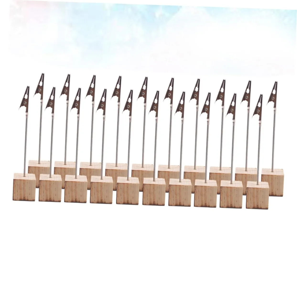 Angoily porta numeri tavolo clip 20 pezzi base cubo matrimonio
