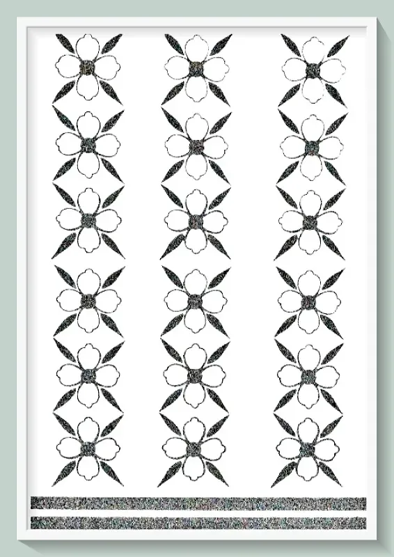 Deco Foam Transfer Glitter S-11 foglio Silver 17x25cm