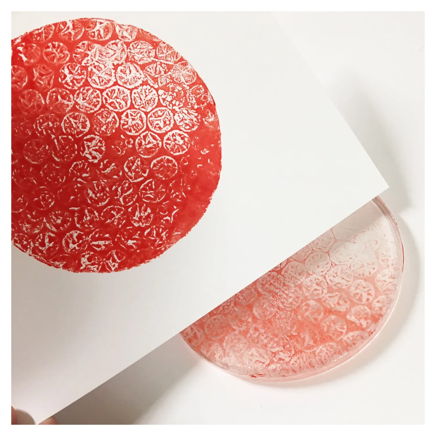 Gelli Arts piastra gel rotonda 4" stampa tonda riusabile