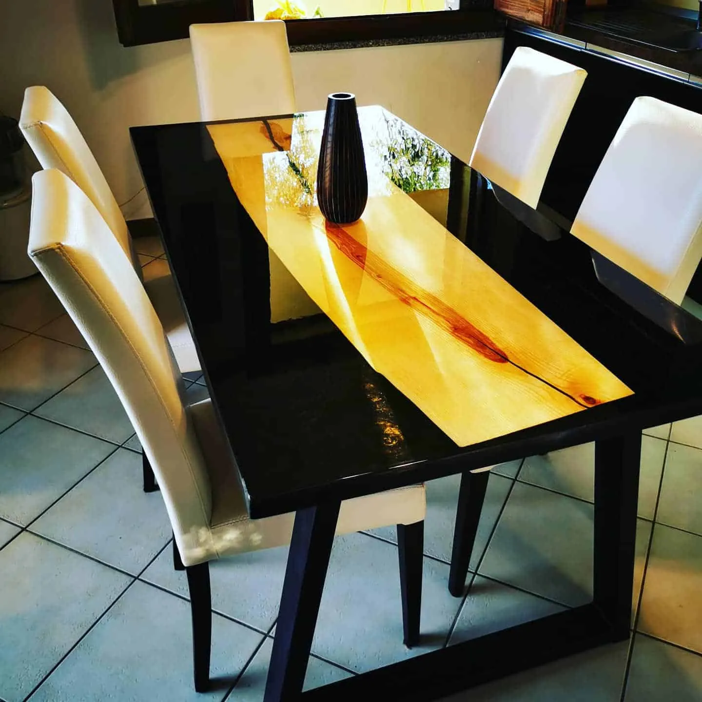 Naturesin Kit river table tavolo legno e resina Beginner 8 kg