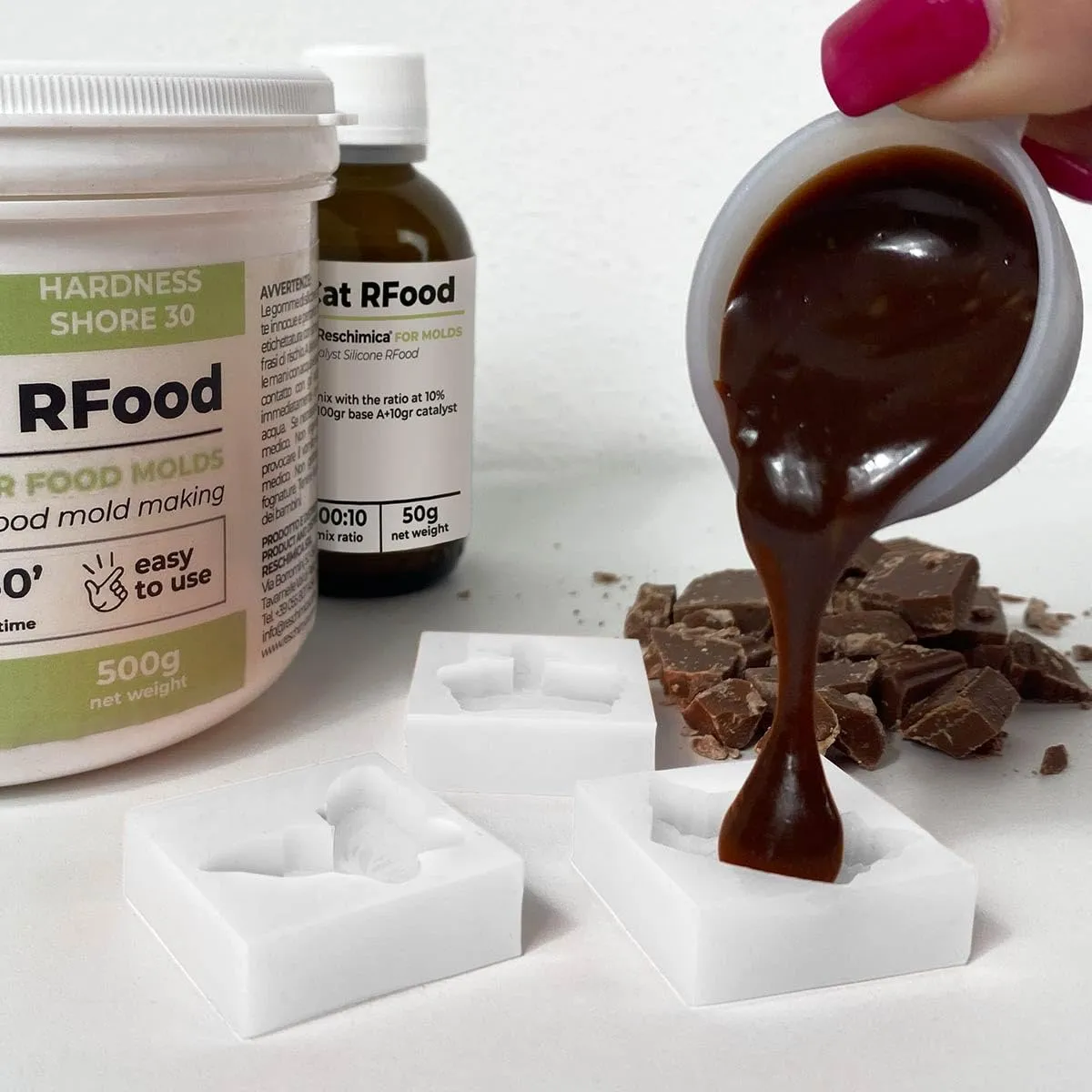 Reschimica R Food gomma siliconica alimentare 3 kg
