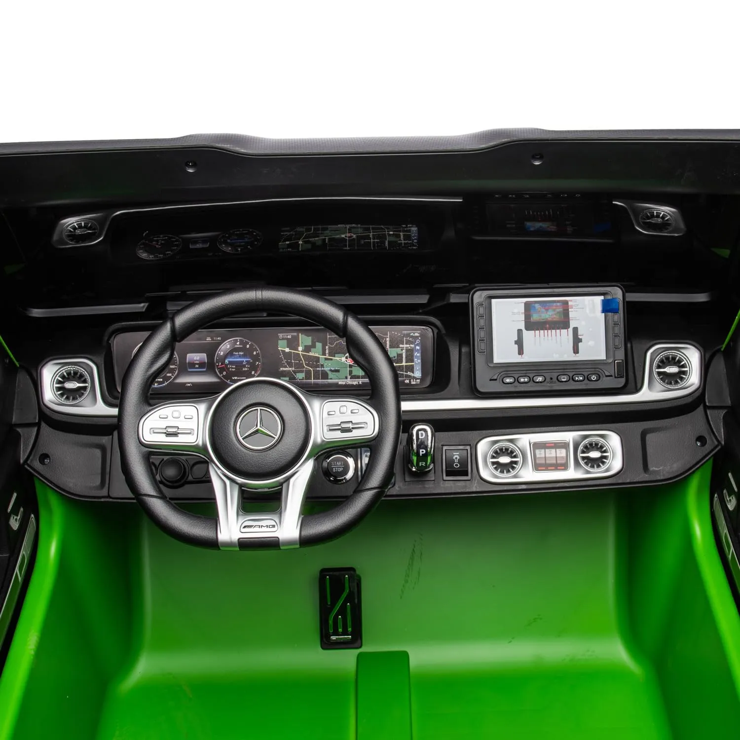 Giodicart Mercedes-Benz G63 Auto Elettrica Bambini Verde Opaco