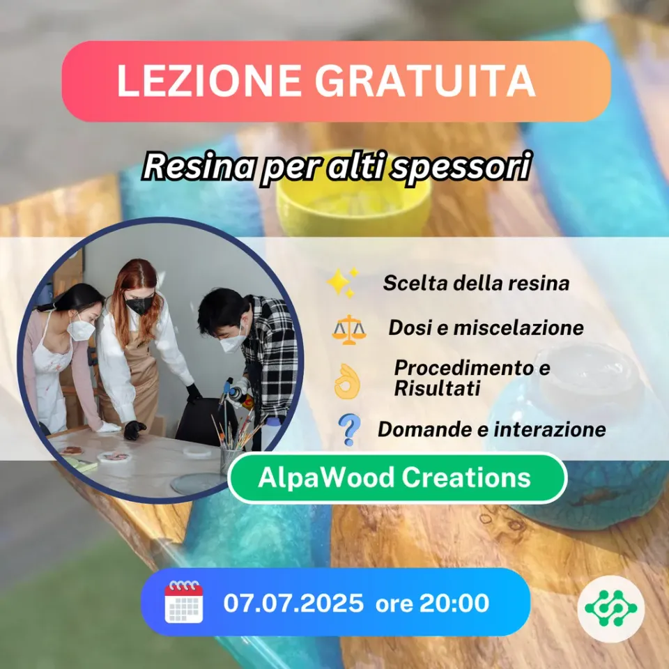 Naturesin Lezione resine alti spessori gratuita