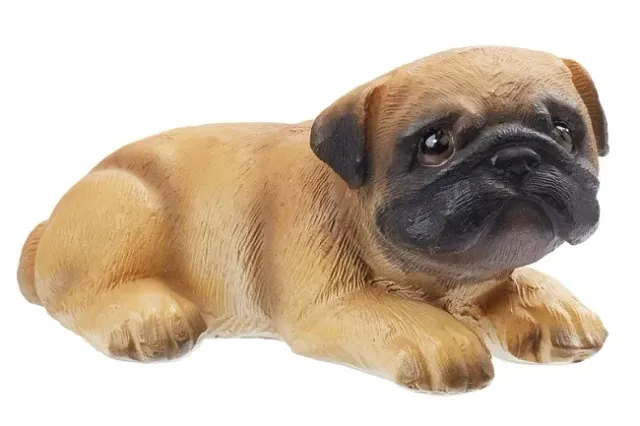 Deco Foam 3871021 miniatura cagnolino 5x2,5 cm resina